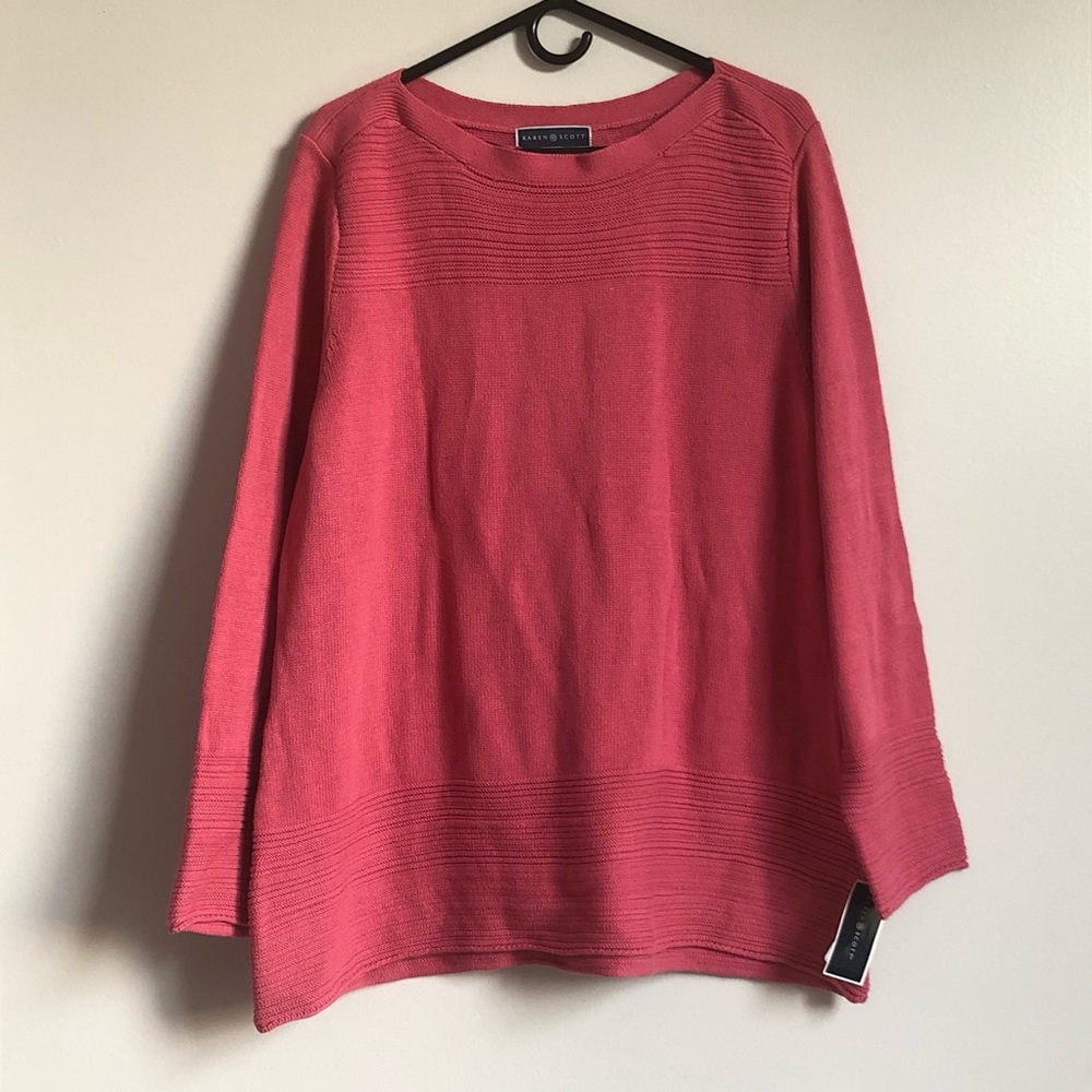 NWT Karen Scott Pullover Sweater